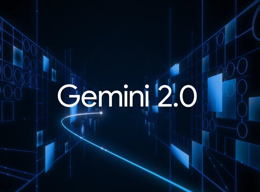 Gemini 2.0 logo as Google announces the latest version of its multimodal AI model that promises significant enhancements with features that ushers in the agentic AI era.